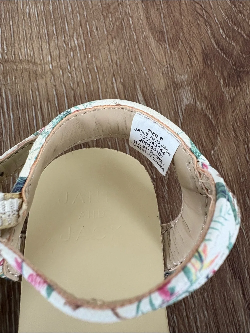 EUC Janie and Jack Tropical Jangle Bow Sandal Size: Toddler 6C| Vacation, Summer